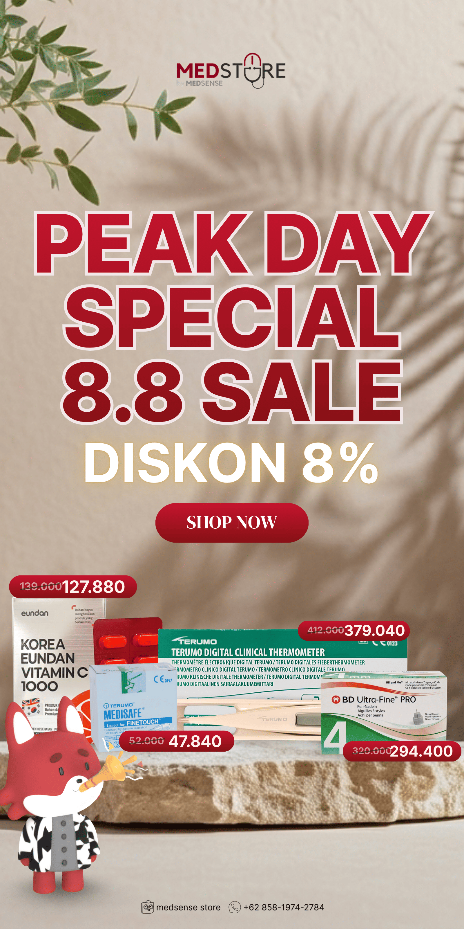 PEAK DAY SPECIAL 8.8