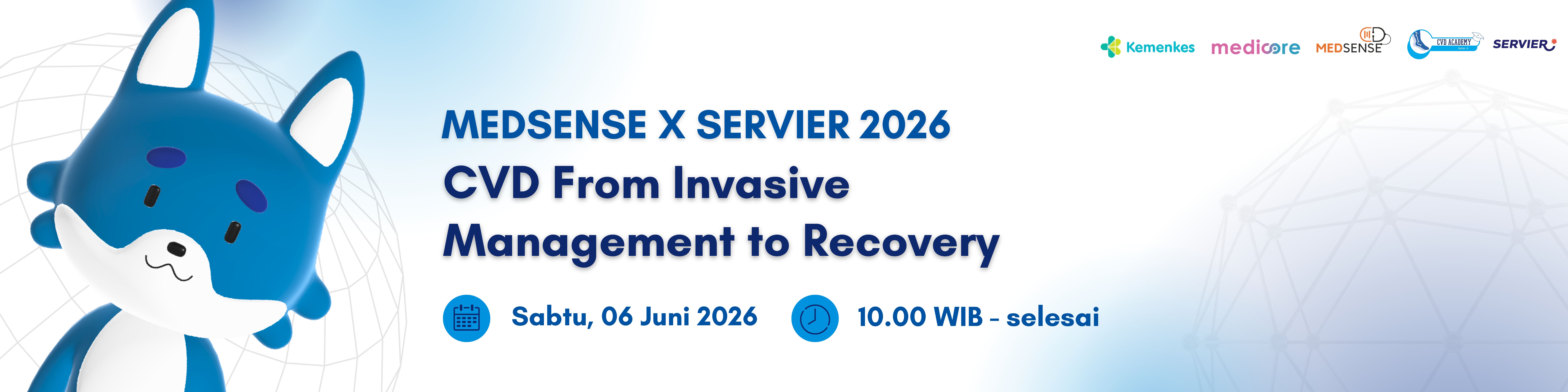 Medsense x SERVIER 2026: “CVD From Invasive Management to Recovery”