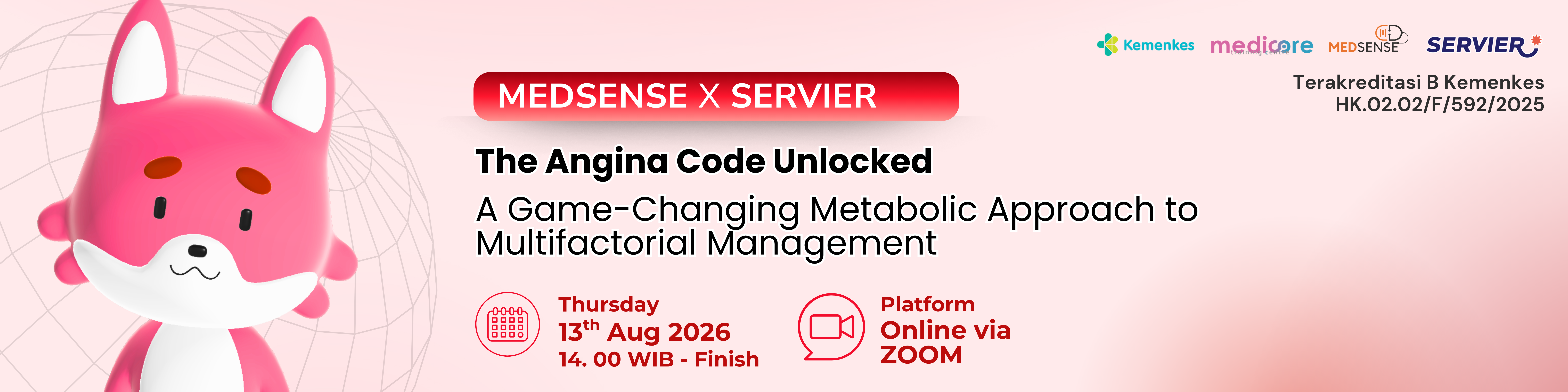 Medsense x SERVIER 2026: “The Angina Code Unlocked: A Game-Changing Metabolic Approach to Multifactorial Management”