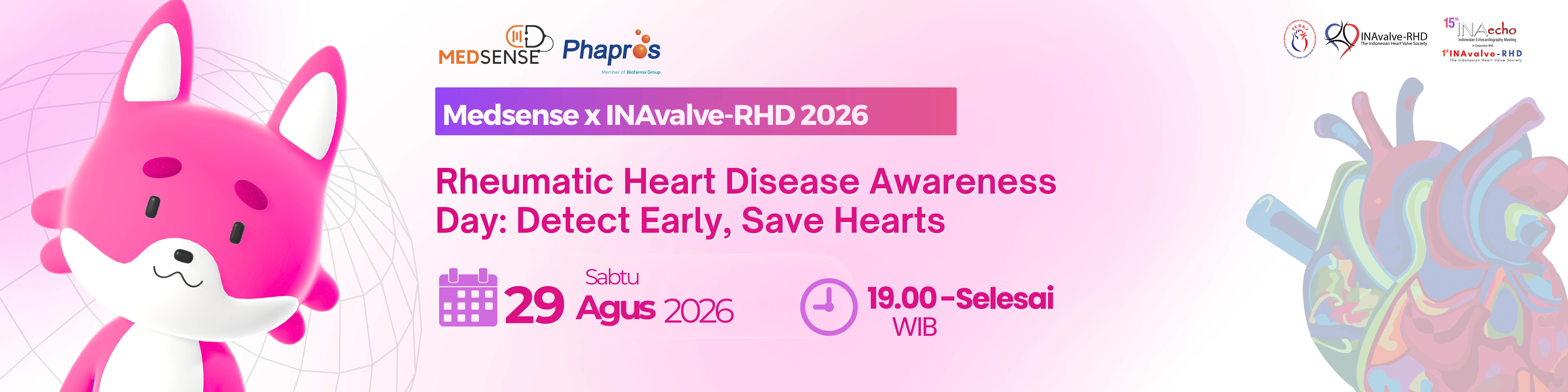Medsense x INAvalve-RHD 2026 ''Rheumatic Heart Disease Awareness Day: Detect Early, Save Hearts''