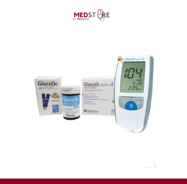 GLUCODr AGM4000 Auto A Blood Glucose Meter - Autopack | Alat Cek Gula Darah