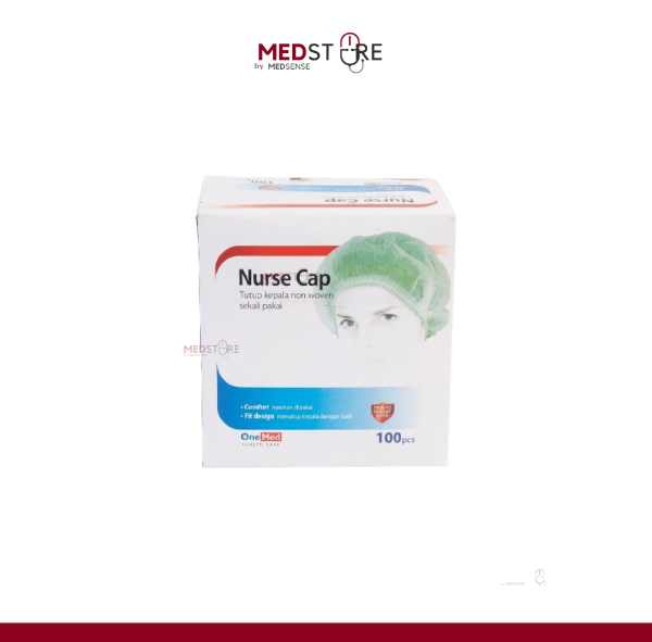 Onemed Nurse Cap Penutup Kepala Non Woven ecer