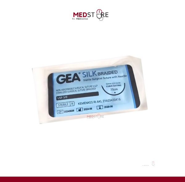 GEA CATGUT SILK BRAIDED USP 3/0