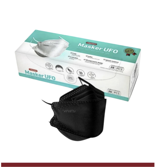 Masker Onemed UFO Putih 4 ply isi 20 pcs